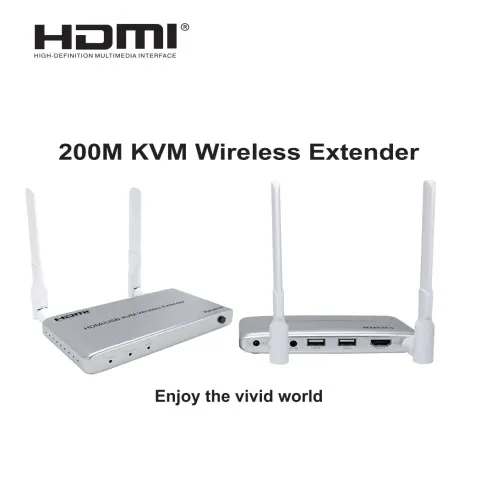 Wireless Hdmi Extender 200M- Blue Box